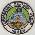 Navy Commander Carrier Group Seven Patch