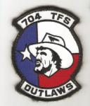 USAF 704TH TFS Outlaws Flight Patch