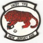 USAF 141st TFS New Jersey ANG Patch