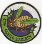 USAF 47th Fighter Squadron Patch