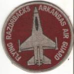 Arkansas Air Guard Patch Razorbacks