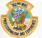 Patch 702nd MAS Military Airlift Sq USAF