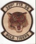 USAF 391st Fighter Sq Bold Tigers Patch