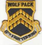 USAF 8th Fighter Wing Patch Wolf Pack