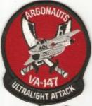 VA-147 Argonauts Ultralight Attack Patch