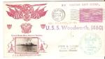 USS Woodworth Canceled Envelope 1951