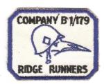 Patch Ridge Runners 179th Infantry Regiment B1/179