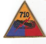 Patch 710th Armored Regiment