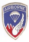 Army 187th RCT Airborne Patch 1950s White Back