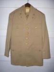 Army Khaki Uniform Jacket Officer 1950s