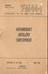 Manual Antiaircraft Artillery Employment