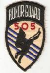 Honor Guard 505th Airborne Pocket Patch 