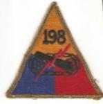 Patch 198th Armored Regiment
