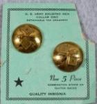 Signal Corps Enlisted Collar Disc Set