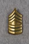 Master Sergeant Rank Insignia Pin Theater Made 