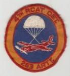 Patch 4th RCAT Radio Control Aerial Target DET 263