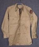 US Army Khaki Shirt 1950's 15x32