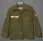 US Army Wool Flannel Field Shirt 1960's 5th Army