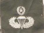 Flight Suit Master Jump Wing Patch