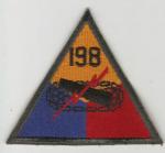 Patch 198th Armored Regiment