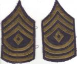 US Army 1st Sergeant Rank Patches