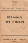 Manual FM 7-10 Rifle Company Infantry Regiment