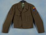 US Army Ike Jacket 40R 1952 1st Armored Division