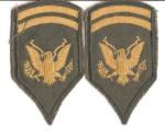Army Spec 6 Rank Patches 1950s