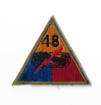 US Army 48th Armored Regiment Patch Altered
