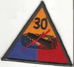 US Army 30th Armored Division Patch