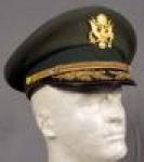 Army Field Grade Officers Visor Cap Hat 1950's