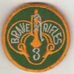 US Army 3rd ACR Brave Rifles Patch