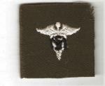 Medical Service Officer Collar Insignia Patch