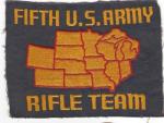 Fifth US Army Rifle Team Patch 5th