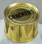 US Military Ration Tin Crackers