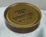 Vietnam era US Military Ration Tin Peach Jam