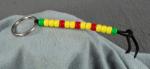 Keychain Beads Vietnam Veterans Ribbon Colors Fob