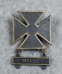 US Army Marksman Badge Sterling Rifle
