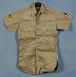  Khaki Uniform Shirt 1950's to Vietnam Era