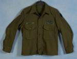 Army Wool Flannel Field Shirt Theater Made Patches
