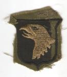 US Army Patch 101st Airborne Division Unfinished