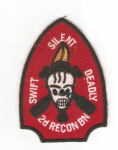 Vietnam 2nd Recon Battalion Patch Reproduction