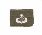 Master Paratrooper Jump Wing Badge Vietnam Era