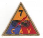 Vietnam 7th Armored Cavalry Patch