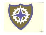 Helmet Transfer Decal 16th Corps 1960's