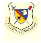 Helmet Decal 152nd Tactical Control Group 1960s