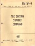 FM 54-2 Manual Division Support Command