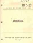 US Army Manual FM 5-20 Camouflage