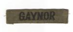 US Army Uniform Name Tape Theater Made