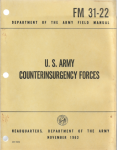 FM 31-22 Counterinsurgency Forces 1963 Manual